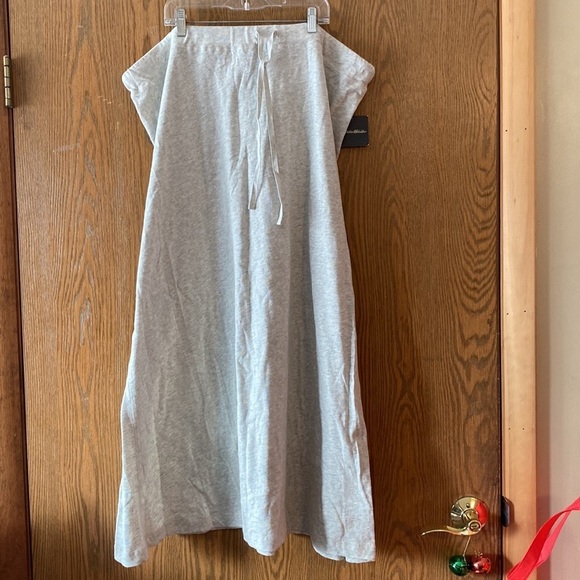 NWT XXL Eddie Bauer maxi Heather gray drawstring - Picture 4 of 4